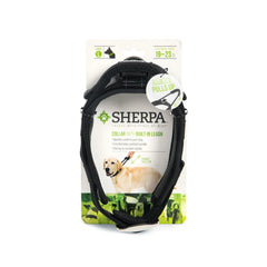 Sherpa Collar with Leash for Dogs Black Large