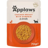 ابلاوز طعام رطب دجاج وحبوب اليقطين للقطط 70 جرام