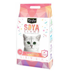 كت كات فرشة فول الصويا "بديل الرمل" ملون صديق البيئة القابل للتحلل 7 لتر