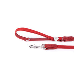 My Family Bilbao Leather Dog Harness Red 110x2.2cm