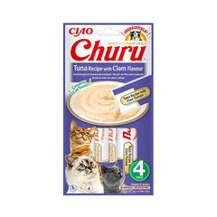 Churro Cat Treats Tuna with Oyster Flavor 4x14g