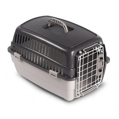 ام بي اس فواياجر حامل تنقل للقطط والكلاب باب حديد حجم صغير