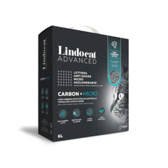 ليندو كات رمل ناعم بدون رائحة للقطط يحتوي على كربون نشط للتحكم المثالي في الروائح 6 لتر