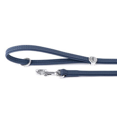 My Family Bilbao Leather Dog Harness Blue 110x1.6cm