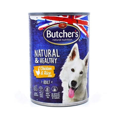 Butcher's Wet Dog Food Canned Chicken & Rice Puree 390g