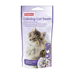 Beaphar Calming Treats are formulated to reduce anxiety in cats during stressful times 35g