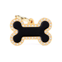 My Family Large Black Shiny Necklace
