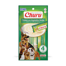 Inaba Churu for Dogs Chicken & Vegetable Pate 4x14g