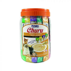 اينابا تشورو مكافآت للقطط هريسة بنكهة الدجاج المتنوعة 50×14غ