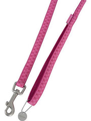 Zolux Leather Dog Harness 1.2m - 25mm Pink