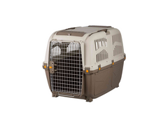 ام بي اس سكودو 6 حامل تنقل بلاستيك للقطط والكلاب باب حديد