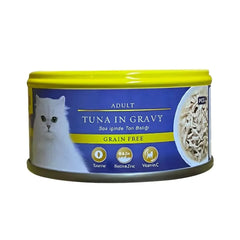 Meow Wet Cat Food Tuna & Gravy 80g