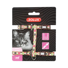 Zolux Cat Harness Nylon Stock Decoration Chocolate