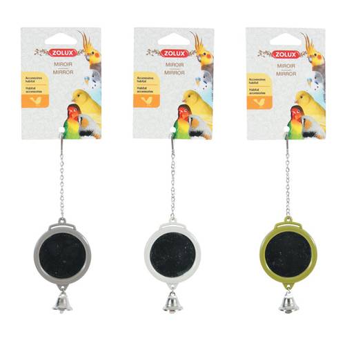 زولكس مراية معدنية دائرية مع جرس