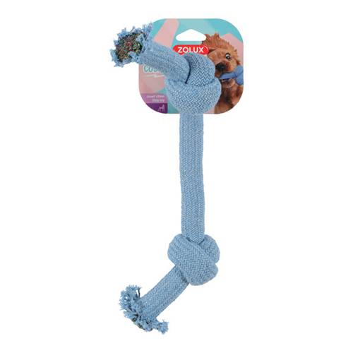 زولكس لعبة للكلاب سيلكون شكل حبل لون سماوي 35 سم