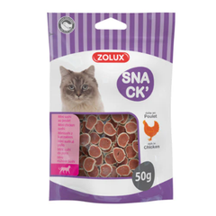 Zolux Chicken Flavor Cat Chew Treats 50g