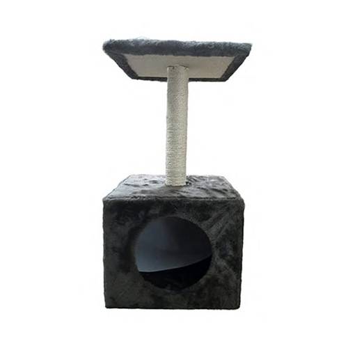 خداشة للقطط مع سرير لون بني