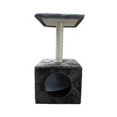 خداشة للقطط مع سرير لون بني