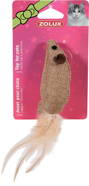 Zolux Canvas Cat Mouse Toy 4cm
