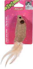 Zolux Canvas Cat Mouse Toy 4cm