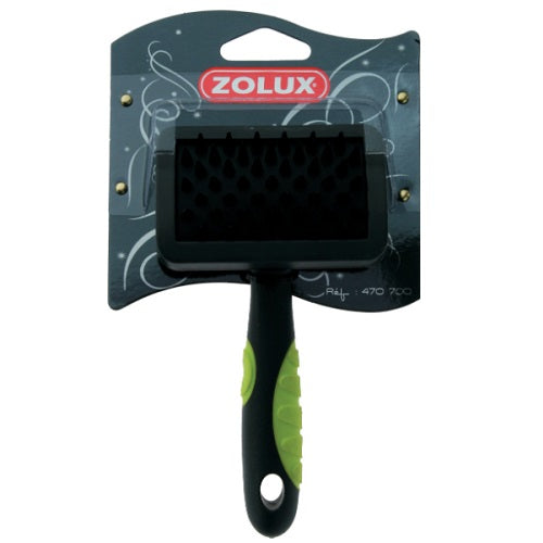 Zolux Rubber Brush for Short Haired Dogs