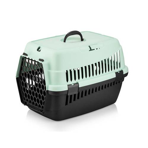 فلاين قو حامل للقطط باب بلاستيك حجم صغير الوان متعددة