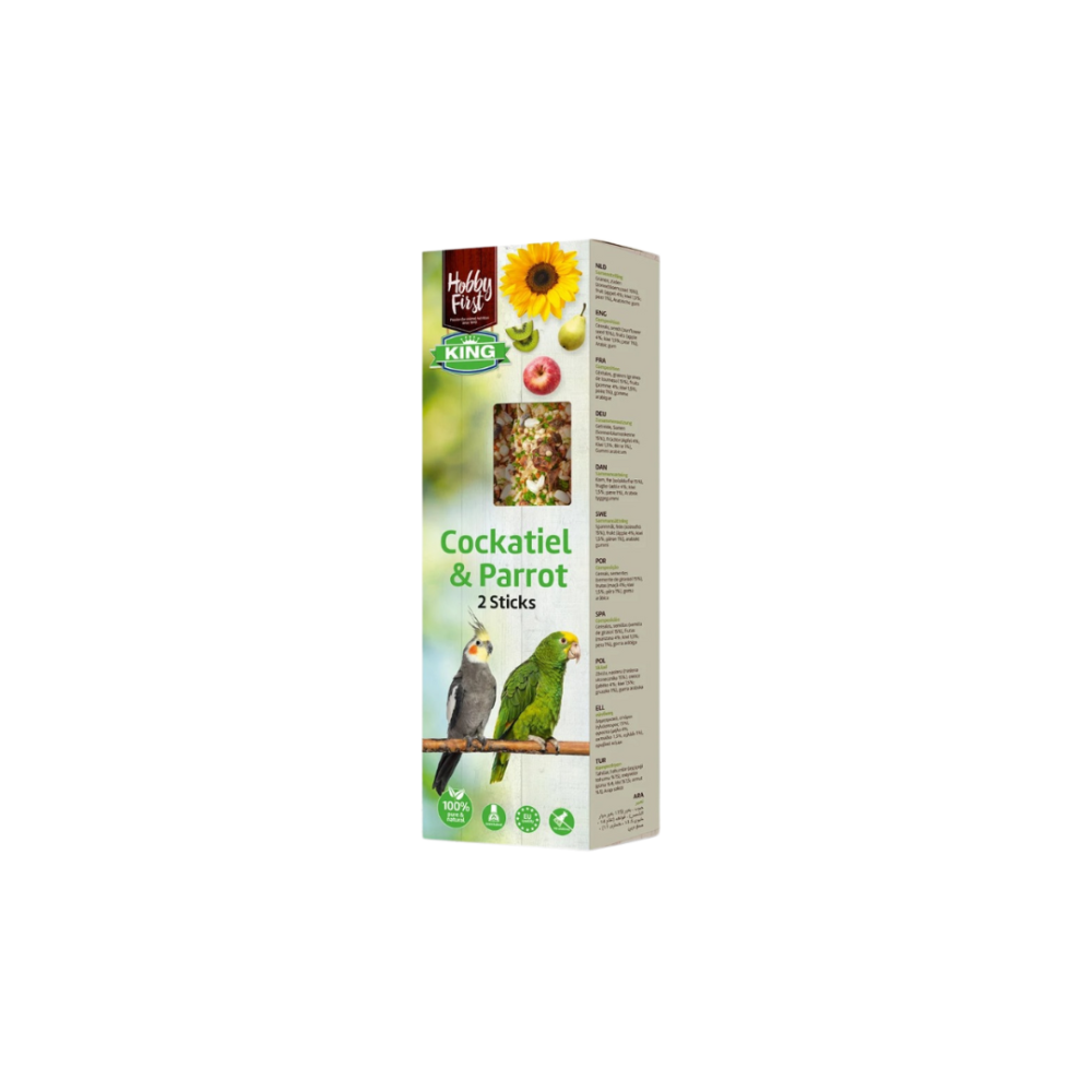 هوبي كينغ أعواد فواكه كوكتيل 2×30غ