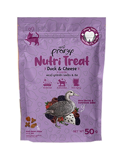 برامي اظرف مكافآت للقطط نكهة البط والجبن 50غ