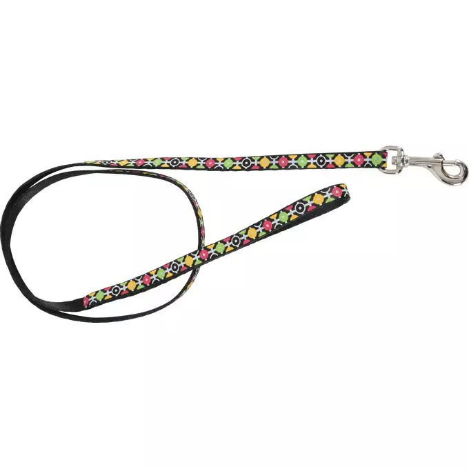 زولكس ليش زخرفة الأسهم نايلون للقطط - أسود