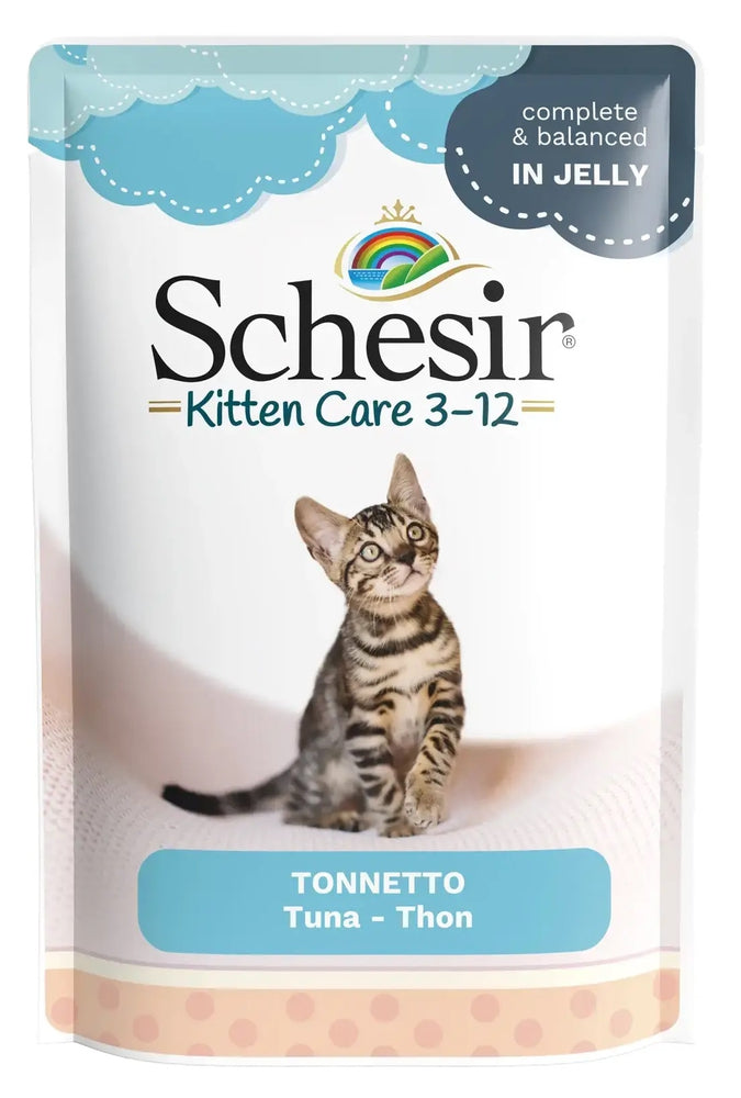 شيزر طعام رطب للقطط الصغيرة بنكهة التونة في الجيلي 85غ