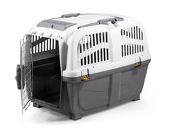 ام بس اس سكودو 4 حامل تنقل للقطط والكلاب بلاستيك باب حديد