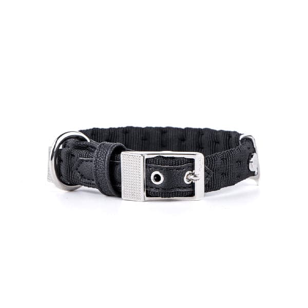 ماي فاميلي ميلان طوق نيلون للكلاب أسود 45×2.8 سم