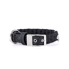 My Family Milan Nylon Dog Collar Black 35x1.6cm Small