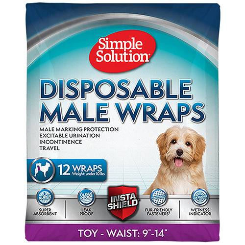 Simple Solution Diapers for Extra Small Breed Dogs 12 Count