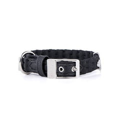 My Family Milan Nylon Dog Collar Black 55x2.8cm Large