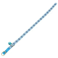 Zolux Nylon Blue Polka Dot Collar with Bell