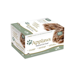 أبلاوز صحون متعددة سمك متنوع للقطط 8×60غ