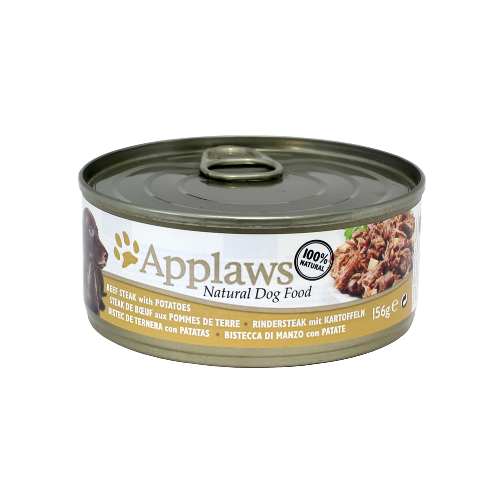 أبلاوز معلبات لحم بقري وبطاطس للكلاب 156 غ