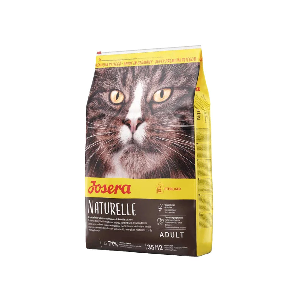 Josera Natural Dry Cat Food for Adult Cats Salmon &amp; Lentils 