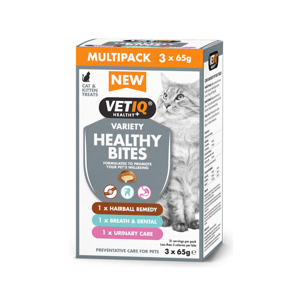 مارك اند شابل حزمة منوعة هيلثي بايتس للقطط 3×65غ