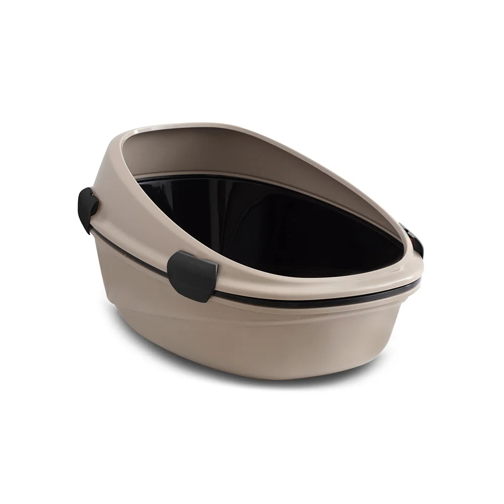 Bergamo Open Cat Litter Box with Filter Multi Color