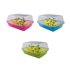 أم بي برغامو ايلبا حوض سلاحف بلاستيك كبير