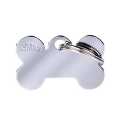 ماي فاميلي قلادة على شكل عظمة صغيرة مطلي نحاس