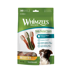 ويلنس ويمزيس مكافآت فرشاة اسنان لعناية الأسنان 12 قطعة للكلاب متوسطة الحجم 420غ