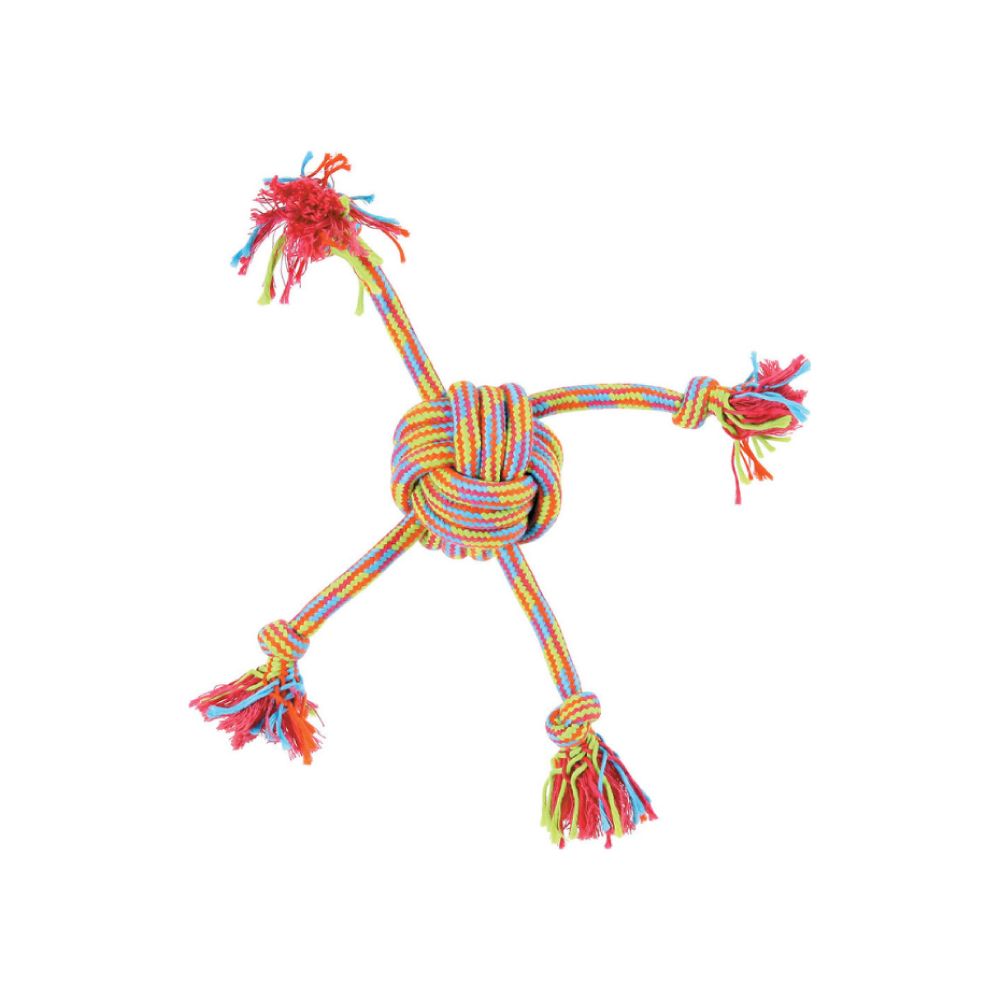 زولكس لعبة مضغ للكلاب حبل ملون شكل أخطبوط - 43 سم