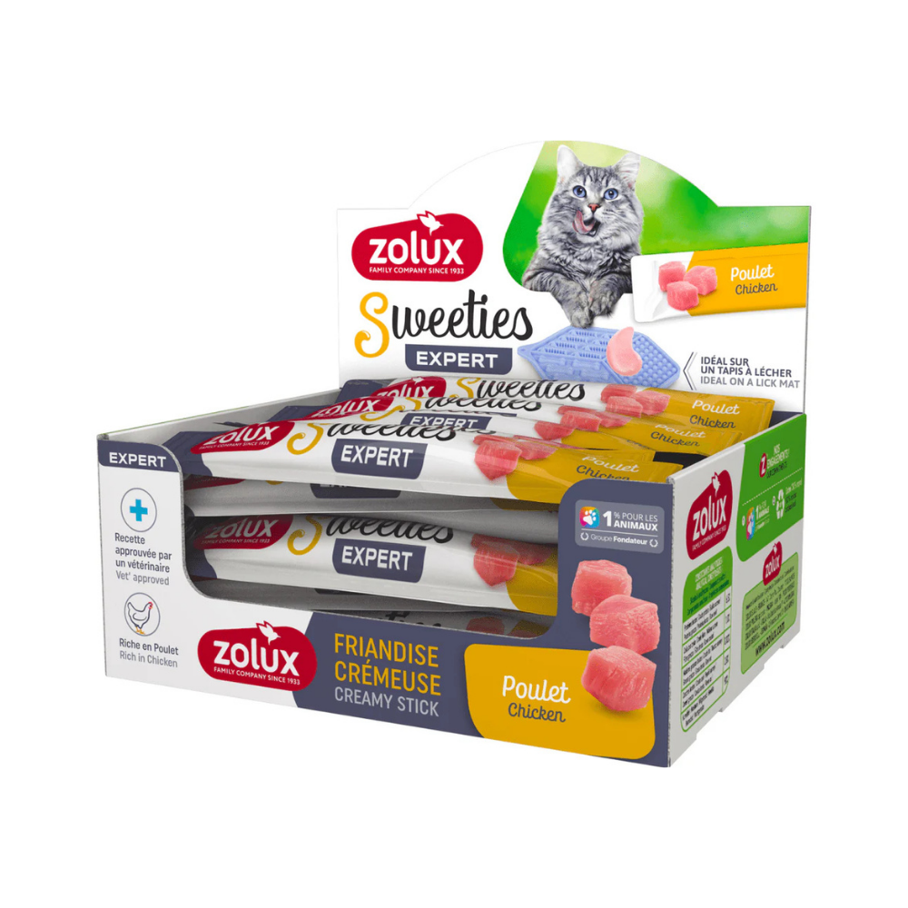 زولكس سويتيز مكافآت دجاج للقطط 14غ