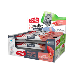 زولكس سويتيز مكافآت تونة و جمبري للقطط 14غ