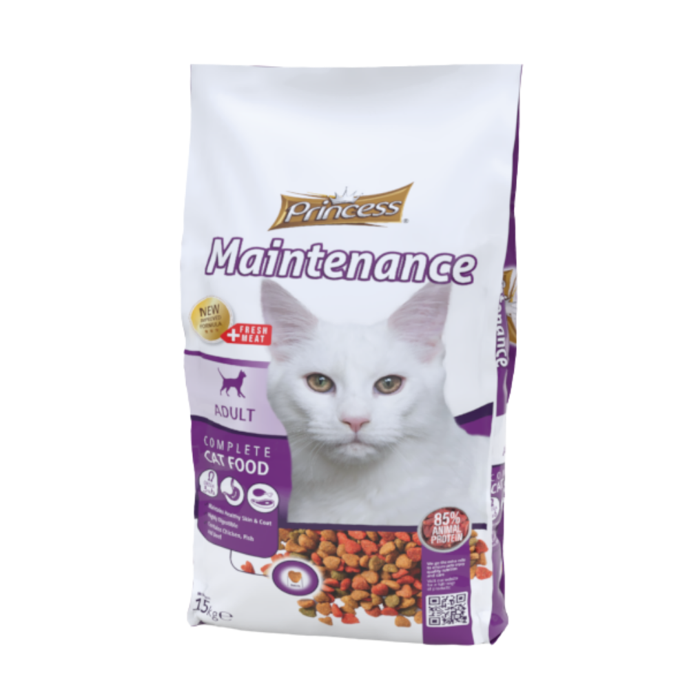 برنسيس مينتنانس قطط بالدجاج 15 كجم