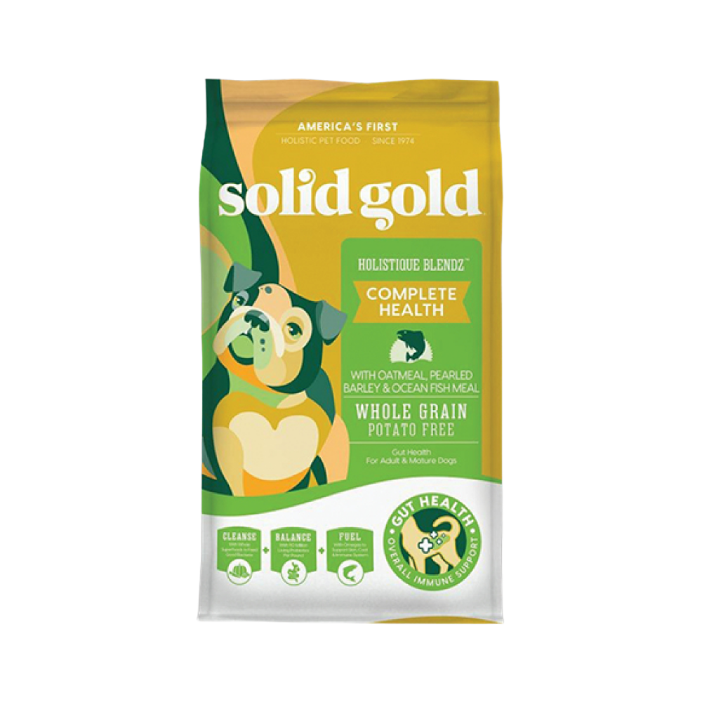 سوليـد جولد هولستك بليندز بالشوفان و الشعير وطحين السمك كامل الحبوب للكلاب