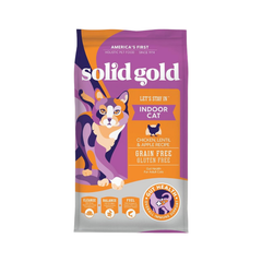 سوليـد جولد ليتس ستاي ان الدجاج و العدس و التفاح خالي من الحبوب للقطط